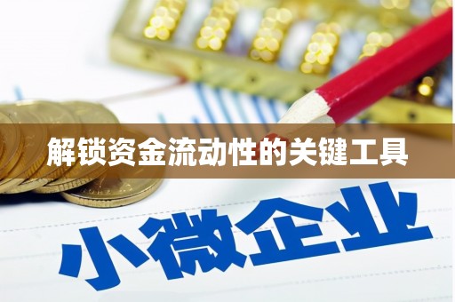泾阳解锁资金流动性的关键工具