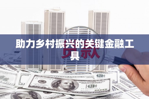 泾阳助力乡村振兴的关键金融工具