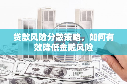 泾阳贷款风险分散策略，如何有效降低金融风险