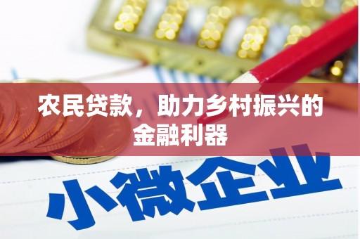 泾阳农民贷款，助力乡村振兴的金融利器