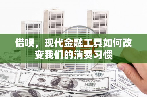 泾阳借呗，现代金融工具如何改变我们的消费习惯