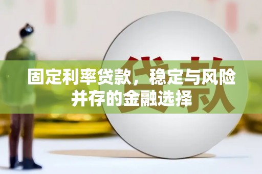 泾阳固定利率贷款，稳定与风险并存的金融选择