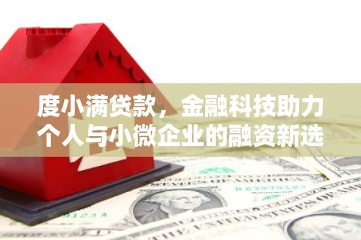 泾阳度小满贷款，金融科技助力个人与小微企业的融资新选择