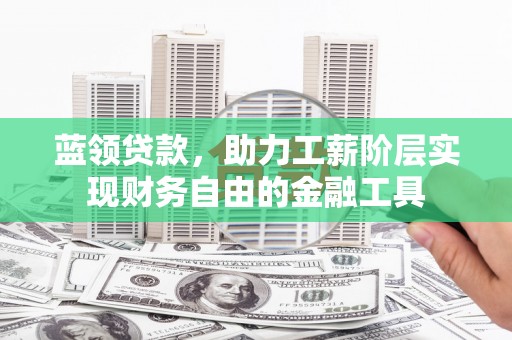 泾阳蓝领贷款，助力工薪阶层实现财务自由的金融工具