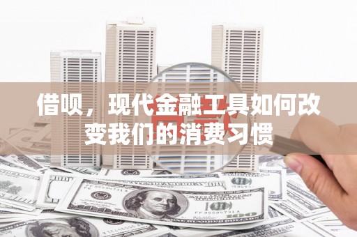 泾阳借呗，现代金融工具如何改变我们的消费习惯