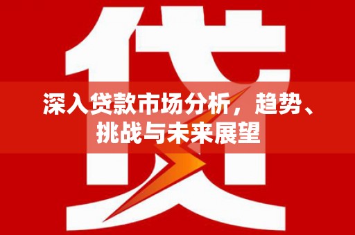泾阳深入贷款市场分析，趋势、挑战与未来展望