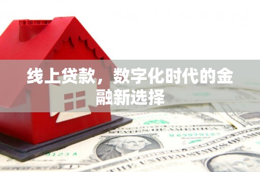 泾阳线上贷款，数字化时代的金融新选择