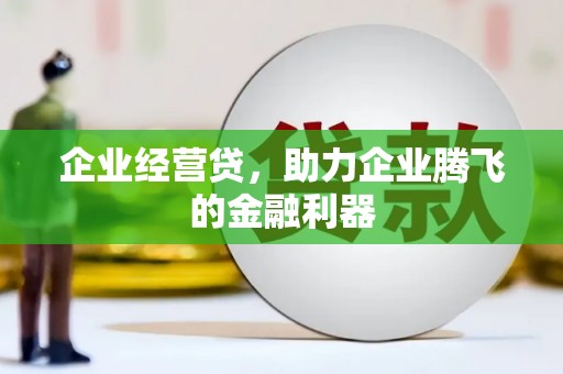 泾阳企业经营贷，助力企业腾飞的金融利器