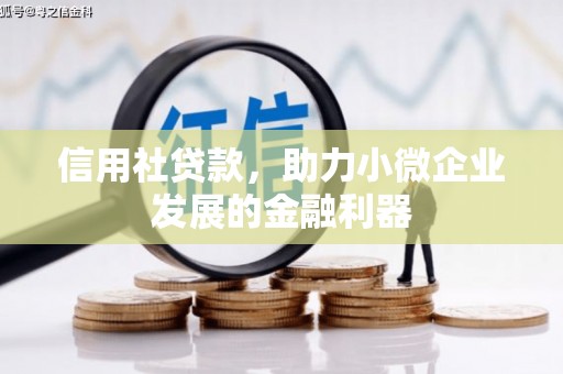 泾阳信用社贷款，助力小微企业发展的金融利器