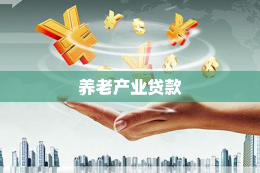 泾阳养老产业贷款