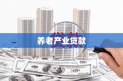 泾阳养老产业贷款