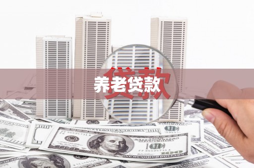 泾阳养老贷款