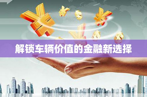 泾阳解锁车辆价值的金融新选择